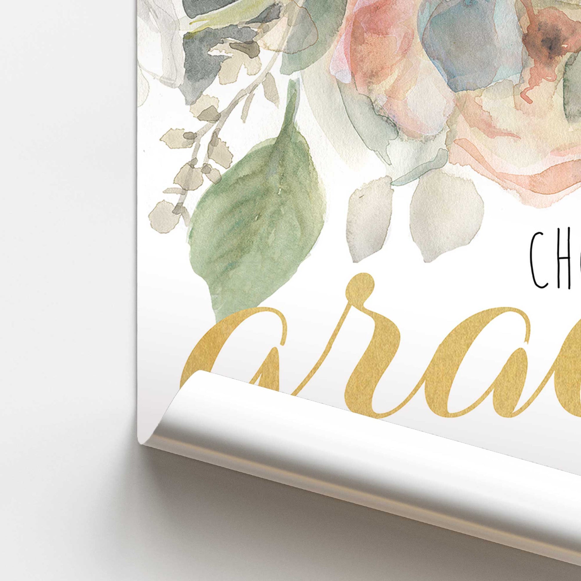 [color:Rolled Print], Picture of close up of art