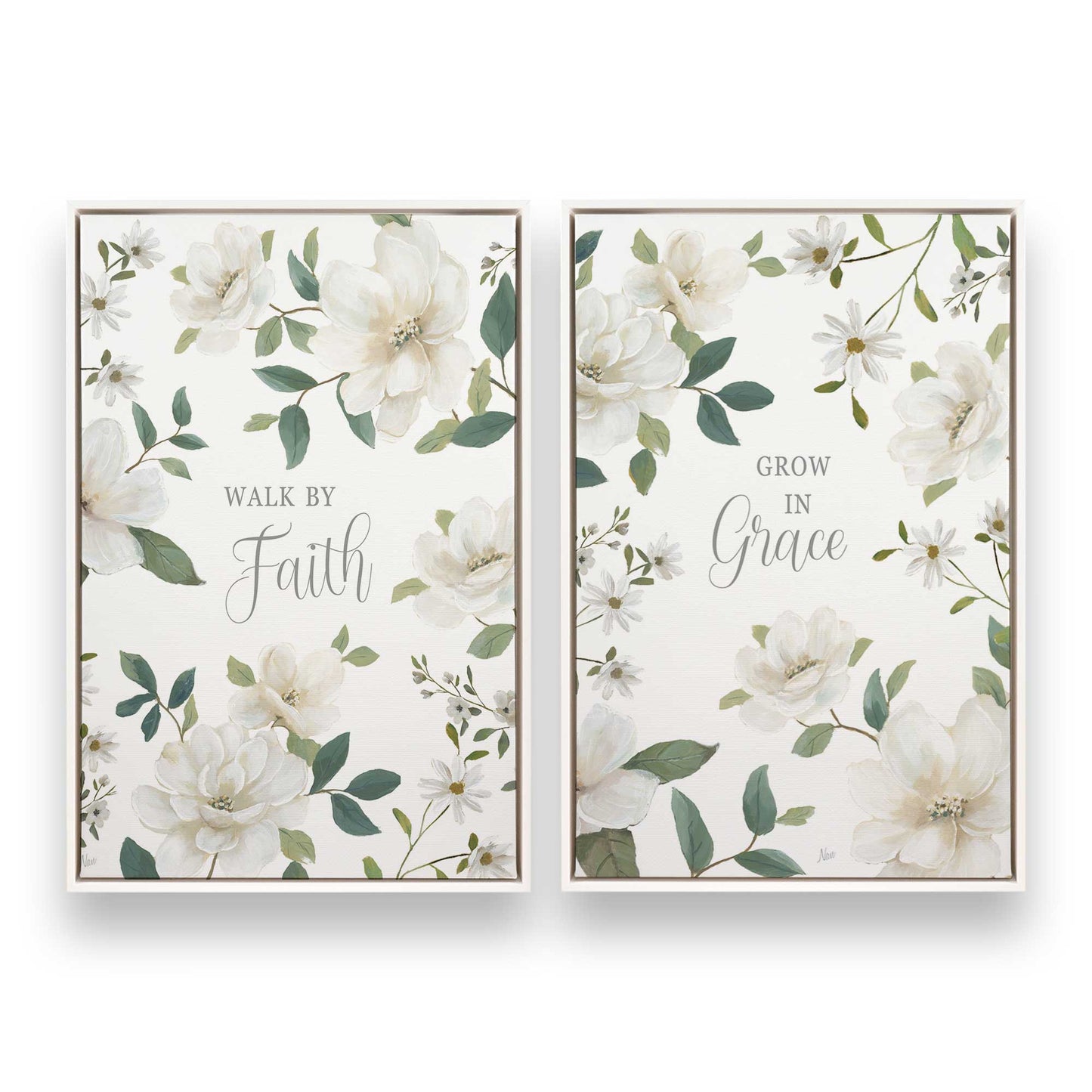 [Color:Opaque White], Picture of art in a White frame