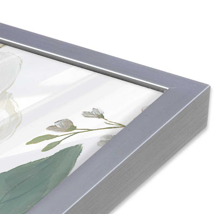 [Color:Polished Chrome], Picture of art in a Polished Chrome frame of the corner