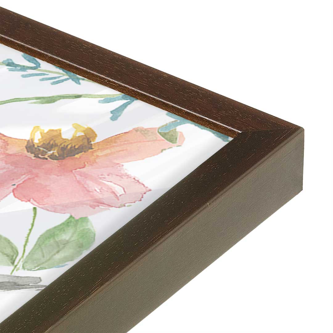 [Color:Belvinder Brown], Picture of art in a Belvinder Brown frame of the corner