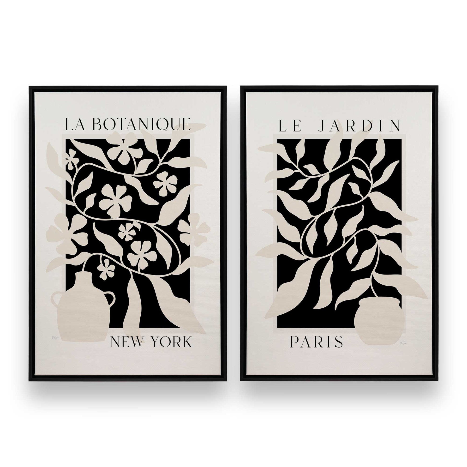 [Color:Satin Black], Picture of art in a Satin Black frame