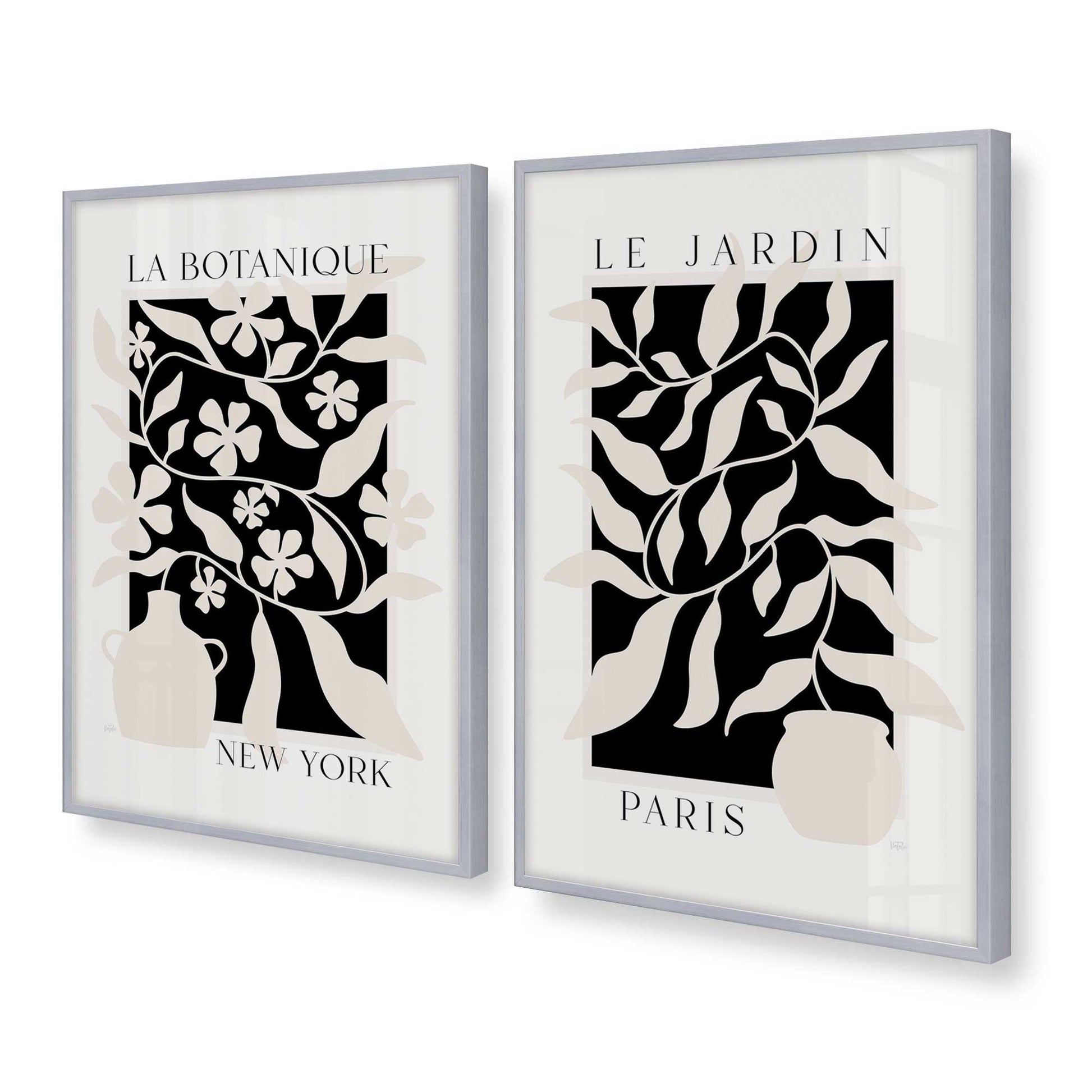 [Color:Polished Chrome], Picture of art in a Polished Chrome frame at an angle