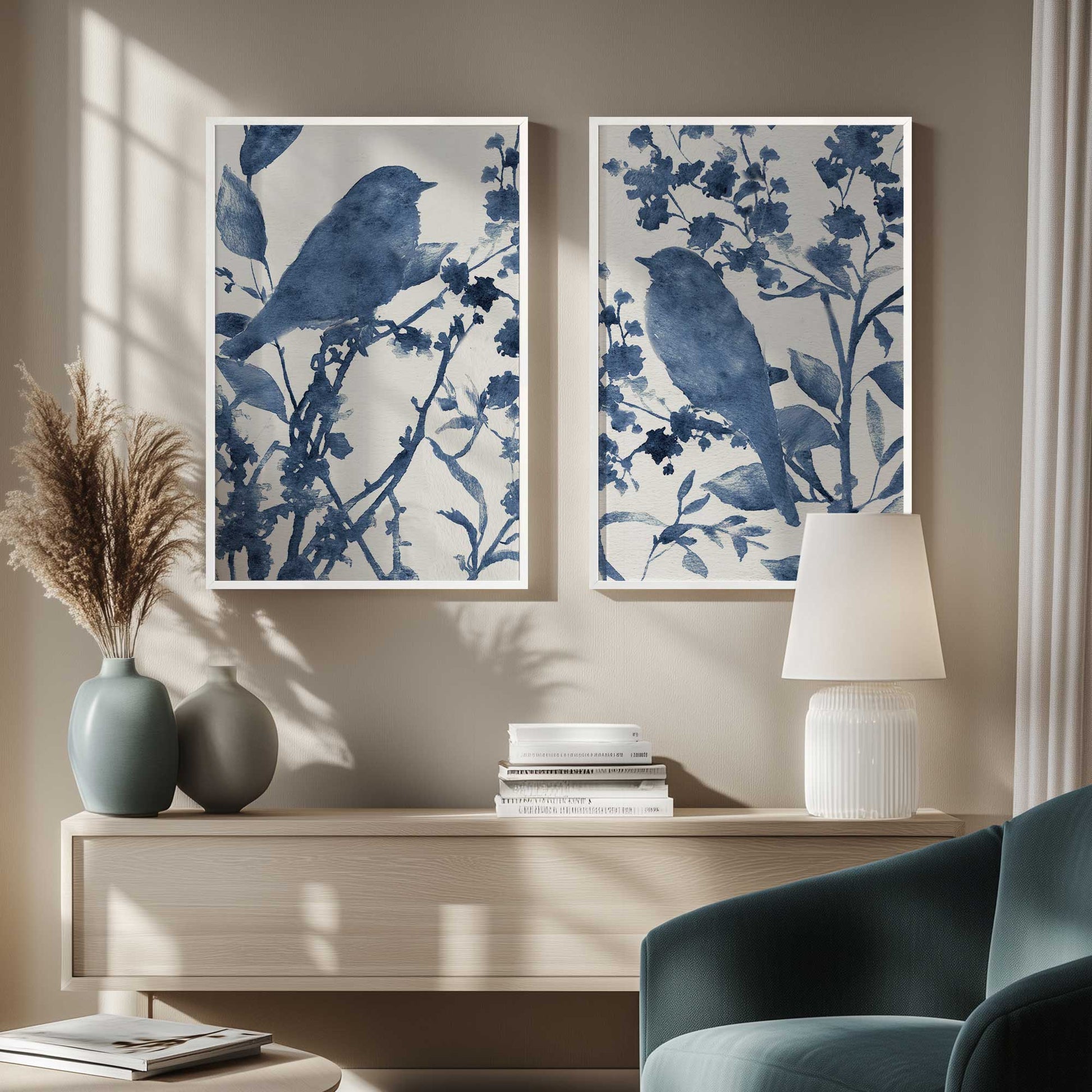 [Color:Walnut], Picture of art in a Walnut frame
