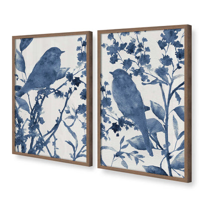 [Color:Walnut], Picture of art in a Walnut frame at an angle