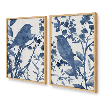 [Color:American Maple], Picture of art in a American Maple frame at an angle
