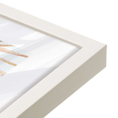 [Color:Opaque White], Picture of art in a Opaque White frame of the corner