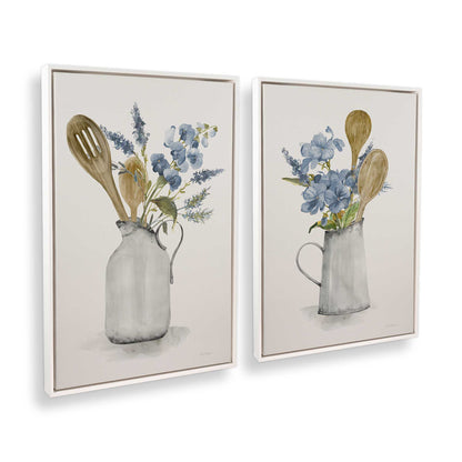 [Color:Opaque White], Picture of art in a White frame at an angle