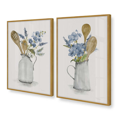 [Color:Polished Gold], Picture of art in a Polished Gold frame at an angle
