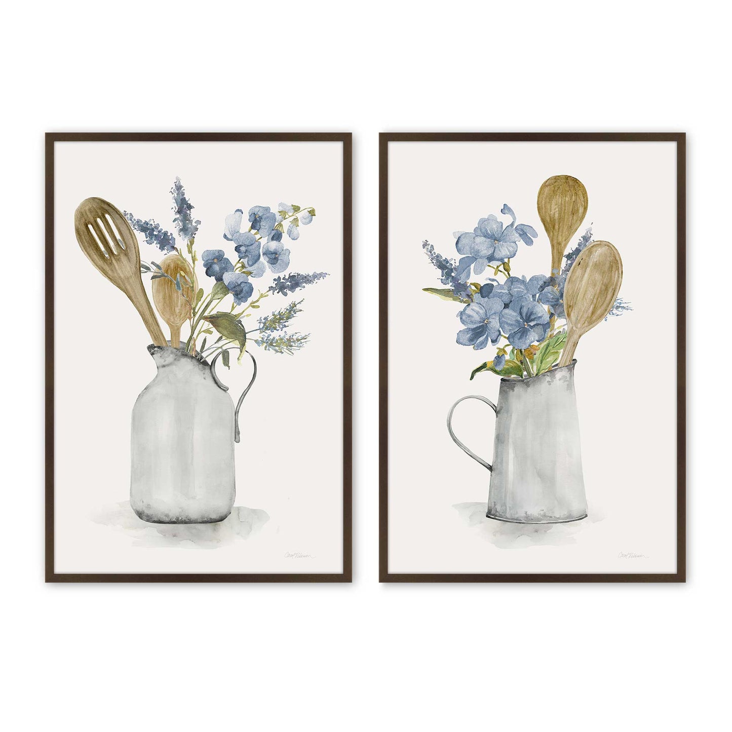 [Color:Belvinder Brown], Picture of art in a Belvinder Brown frame