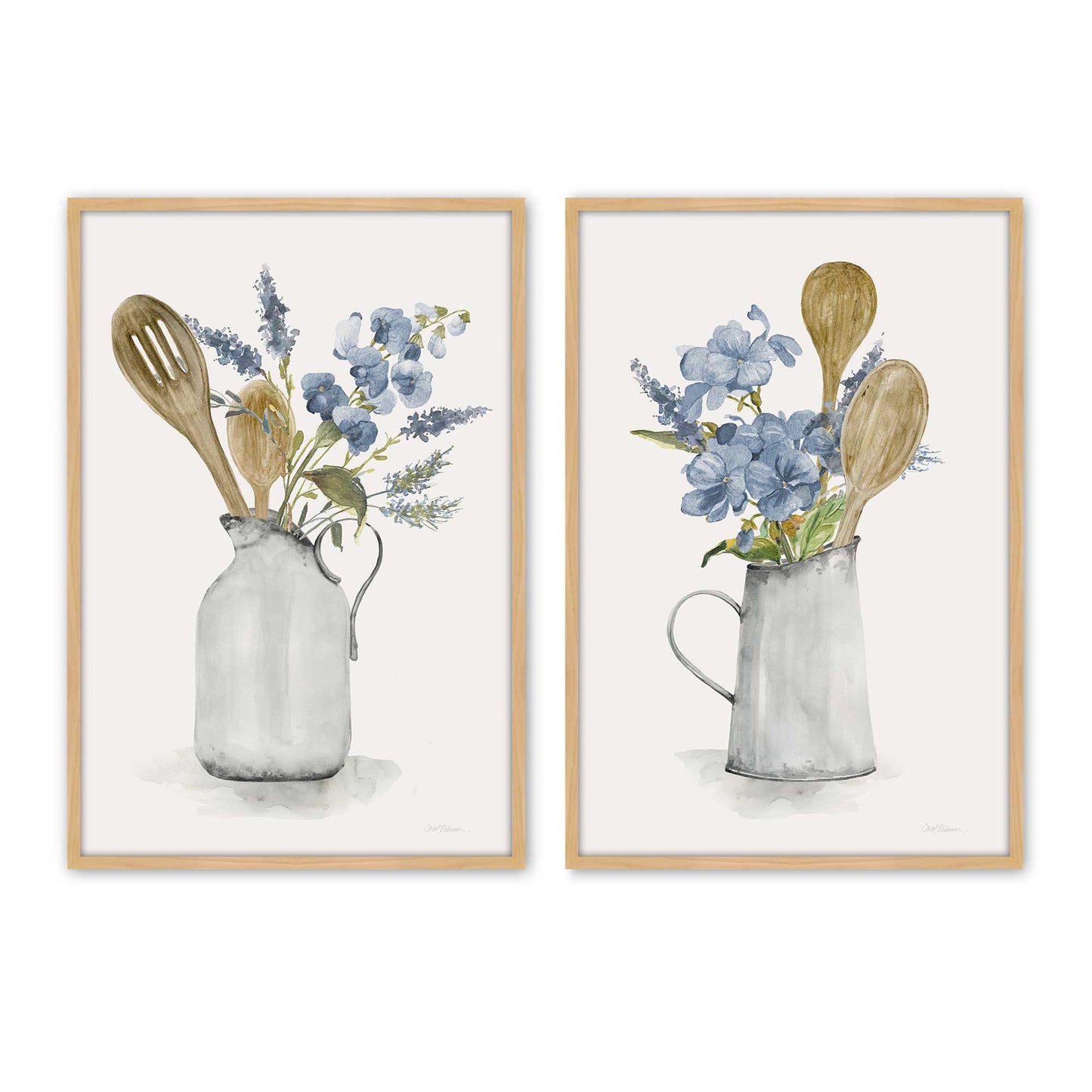 [Color:American Maple], Picture of art in a American Maple frame