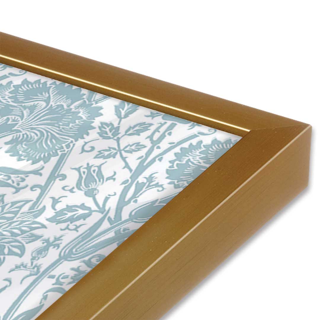 [Color:Polished Gold], Picture of art in a Polished Gold frame of the corner