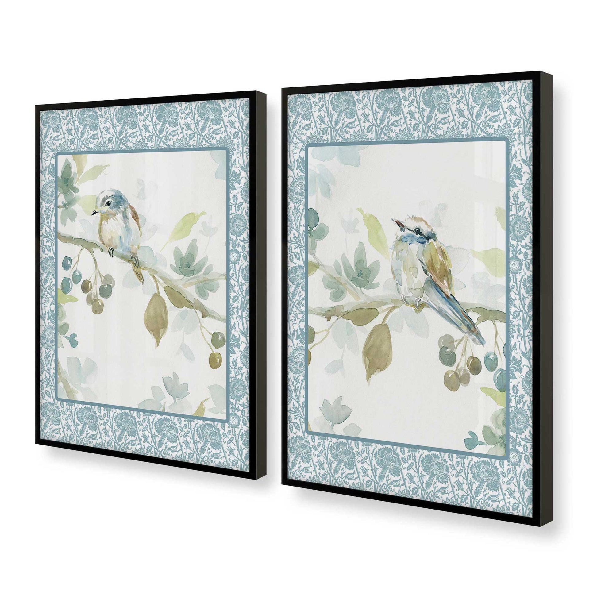 [Color:Satin Black], Picture of art in a Satin Black frame at an angle