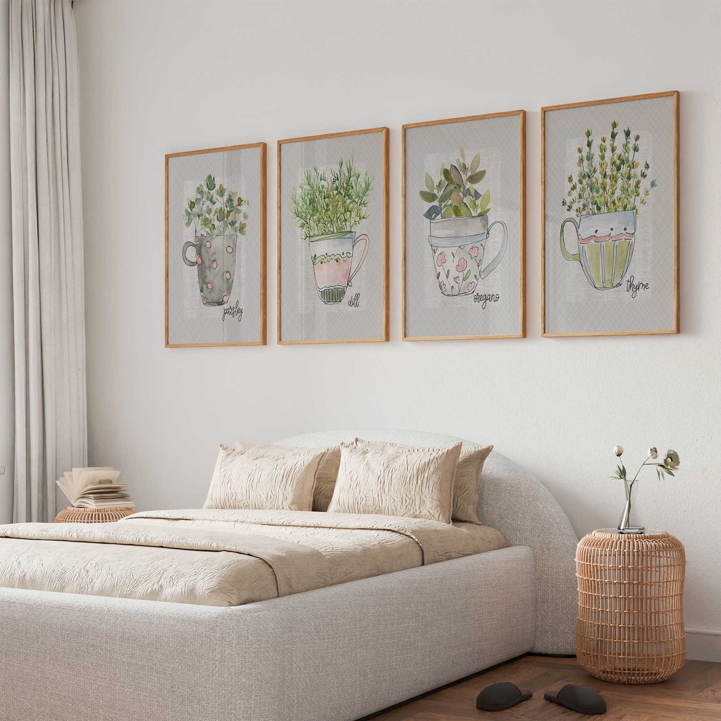 [Color:Belvinder Brown], Picture of art in a Belvinder Brown frame