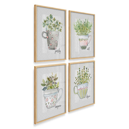 [Color:American Maple], Picture of art in an American Maple frame at an angle