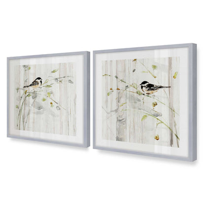 [Color:Polished Chrome], Picture of art in a Polished Chrome frame of the corner