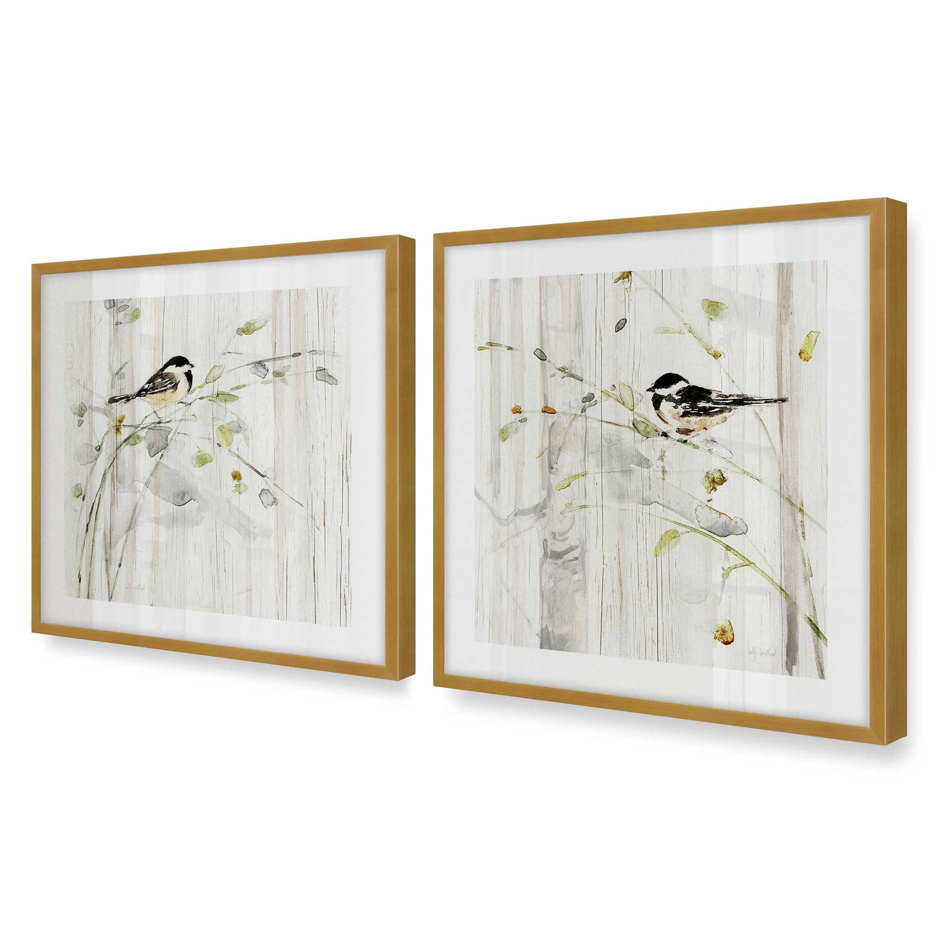 [Color:Polished Gold], Picture of art in a Polished Gold frame of the corner