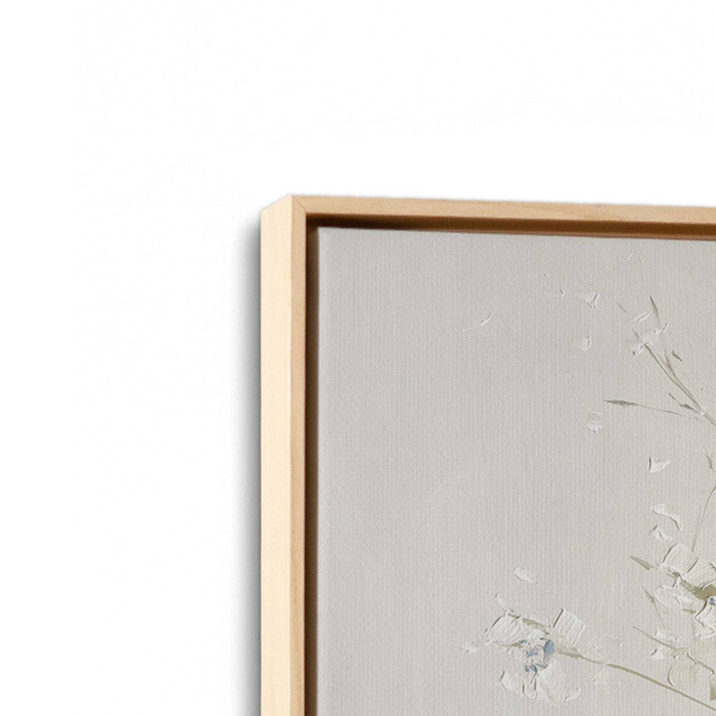 [Color:American Maple], Picture of art in an American Maple frame at an angle
