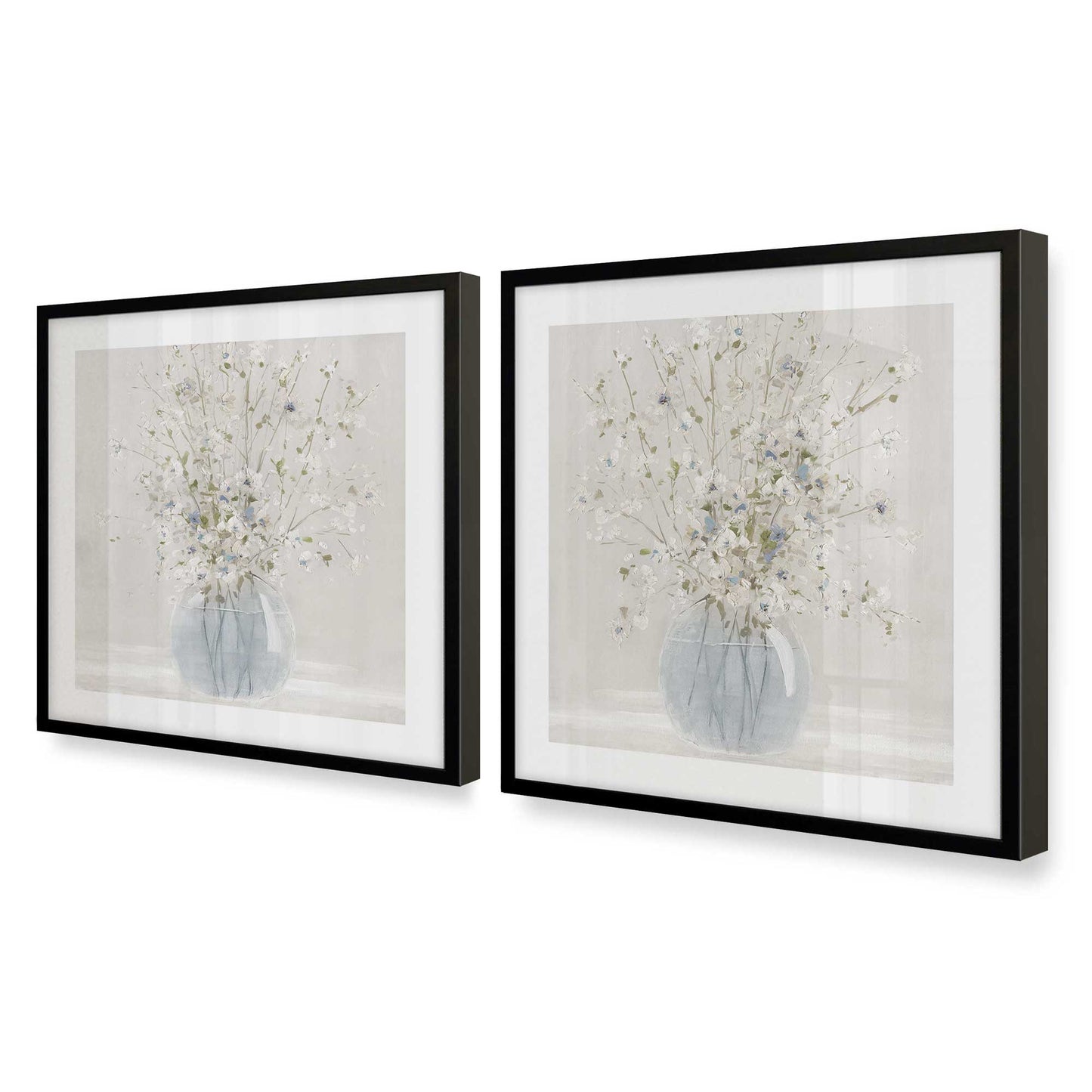[Color:Satin Black], Picture of art in a Satin Black frame at an angle