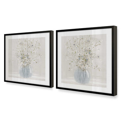 [Color:Satin Black], Picture of art in a Satin Black frame at an angle