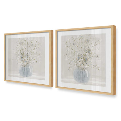 [Color:American Maple], Picture of art in an American Maple frame at an angle