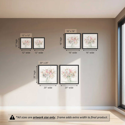 Bloom Party in Pink Set of 2 Art Prints