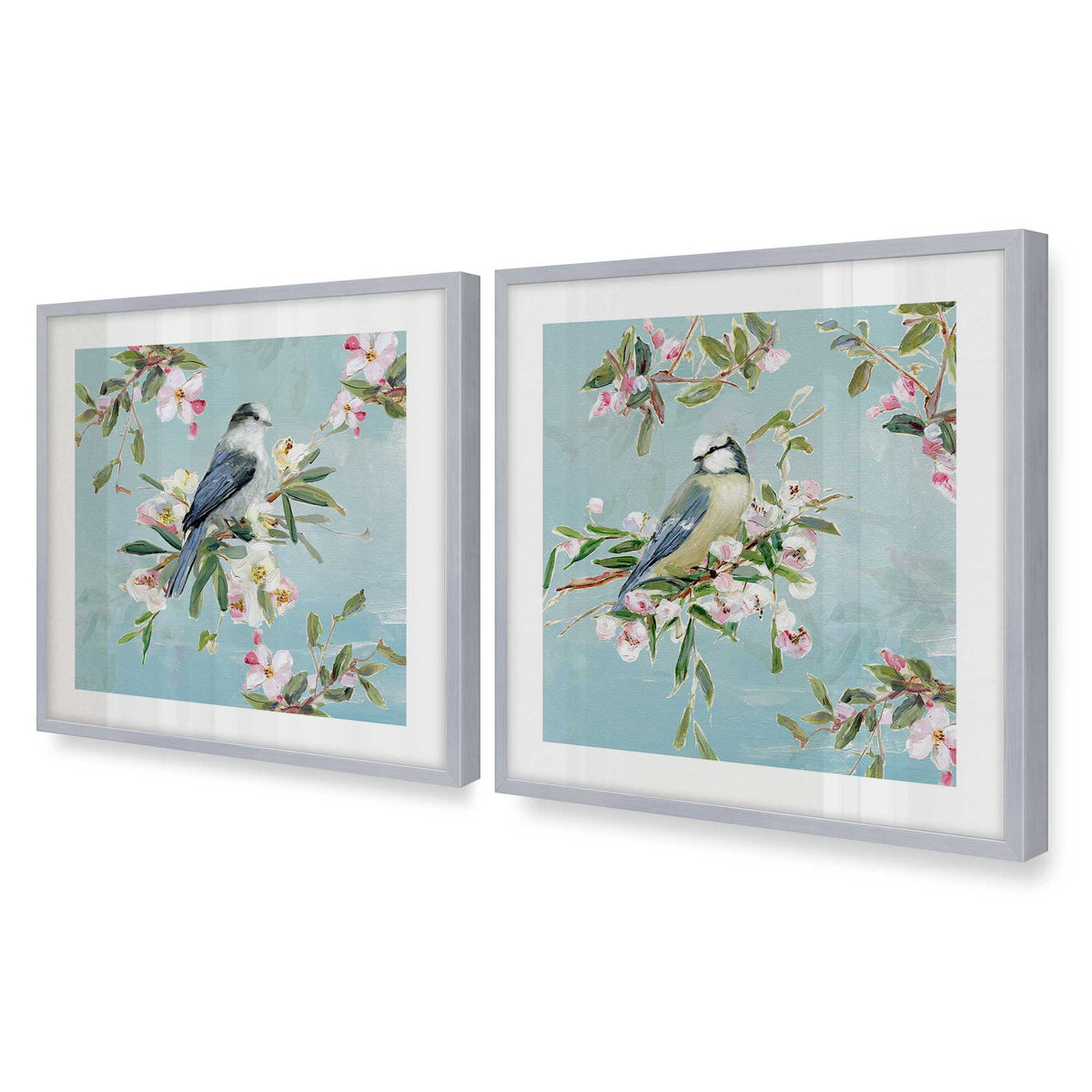 [Color:Polished Chrome], Picture of art in a Polished Chrome frame of the corner