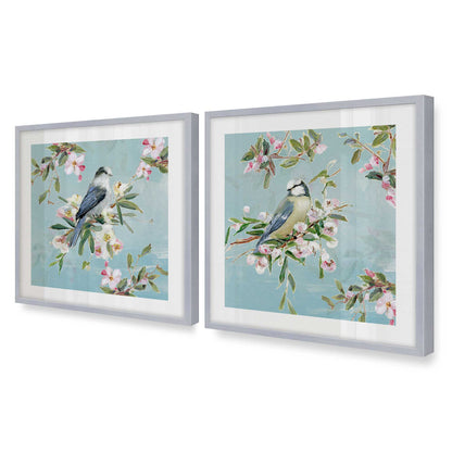 [Color:Polished Chrome], Picture of art in a Polished Chrome frame of the corner
