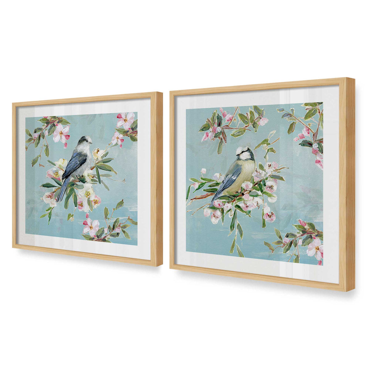 [Color:American Maple], Picture of art in an American Maple frame at an angle