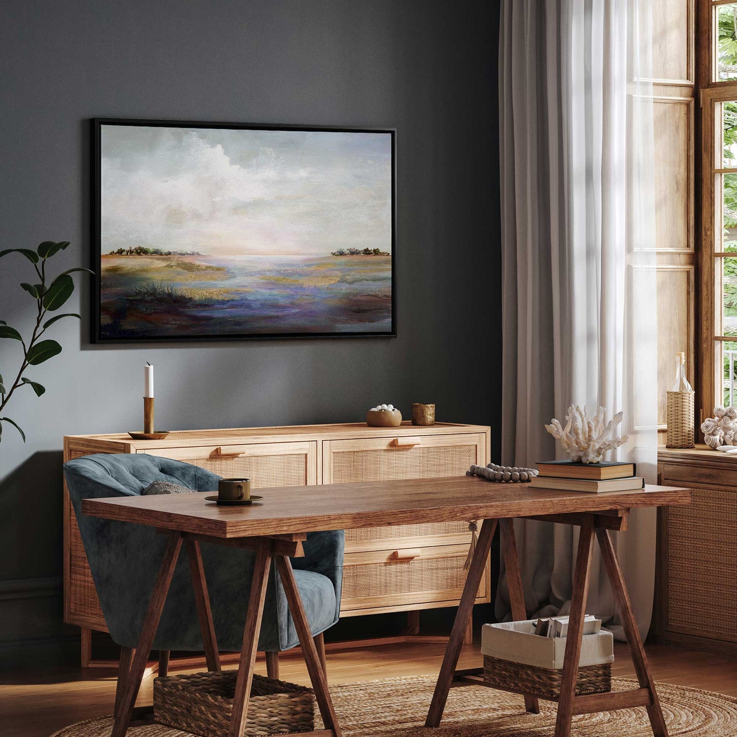 Soft Horizon Canvas Print