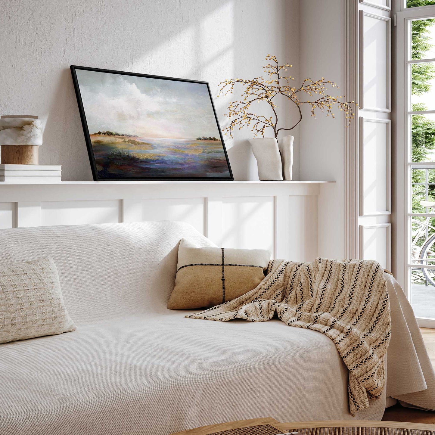 Soft Horizon Canvas Print