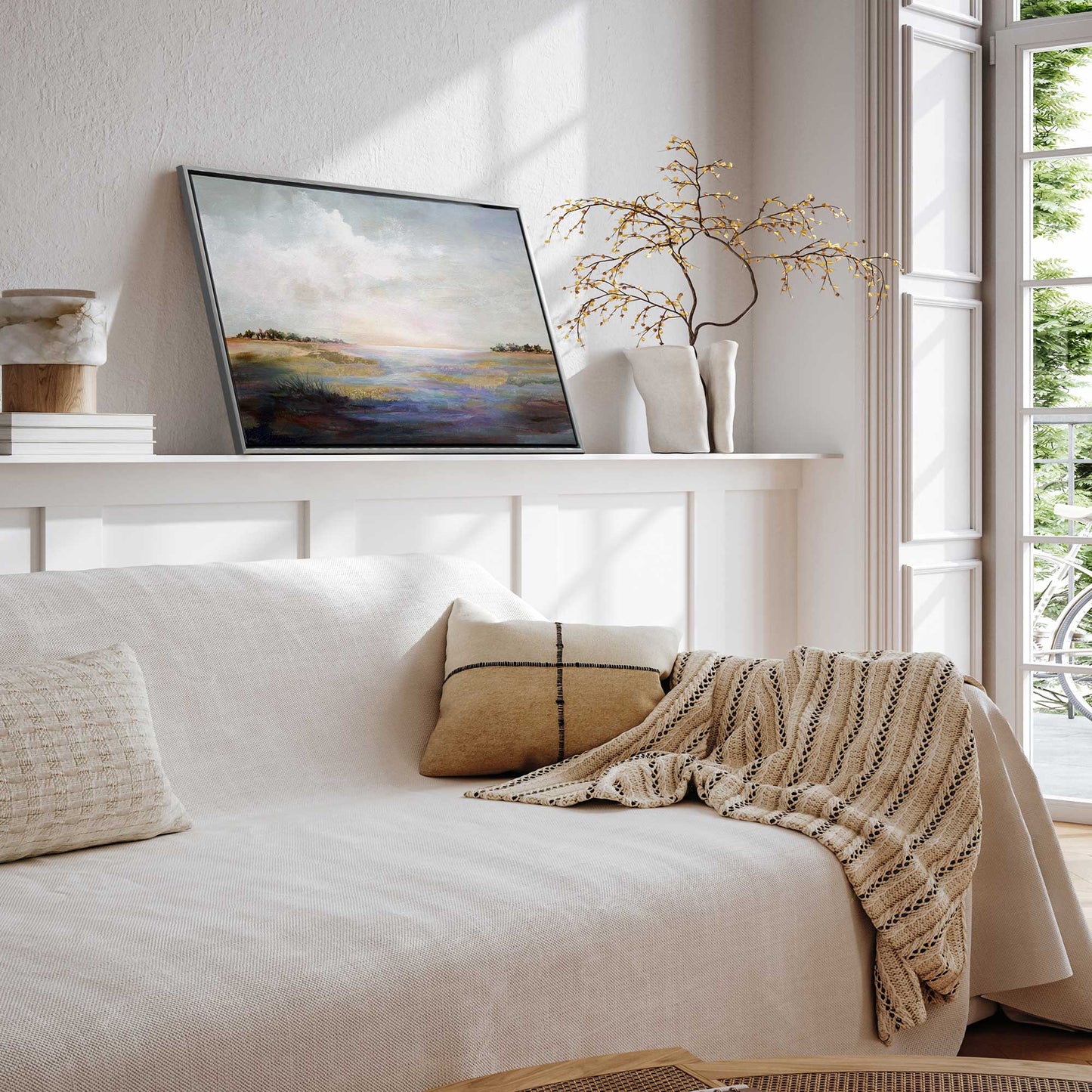 Soft Horizon Canvas Print