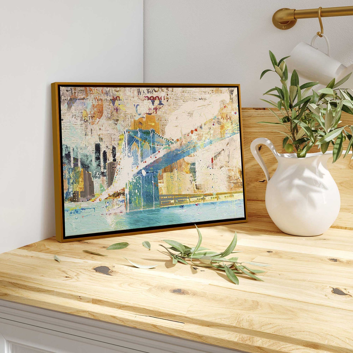 Bridge of Colors Canvas Print