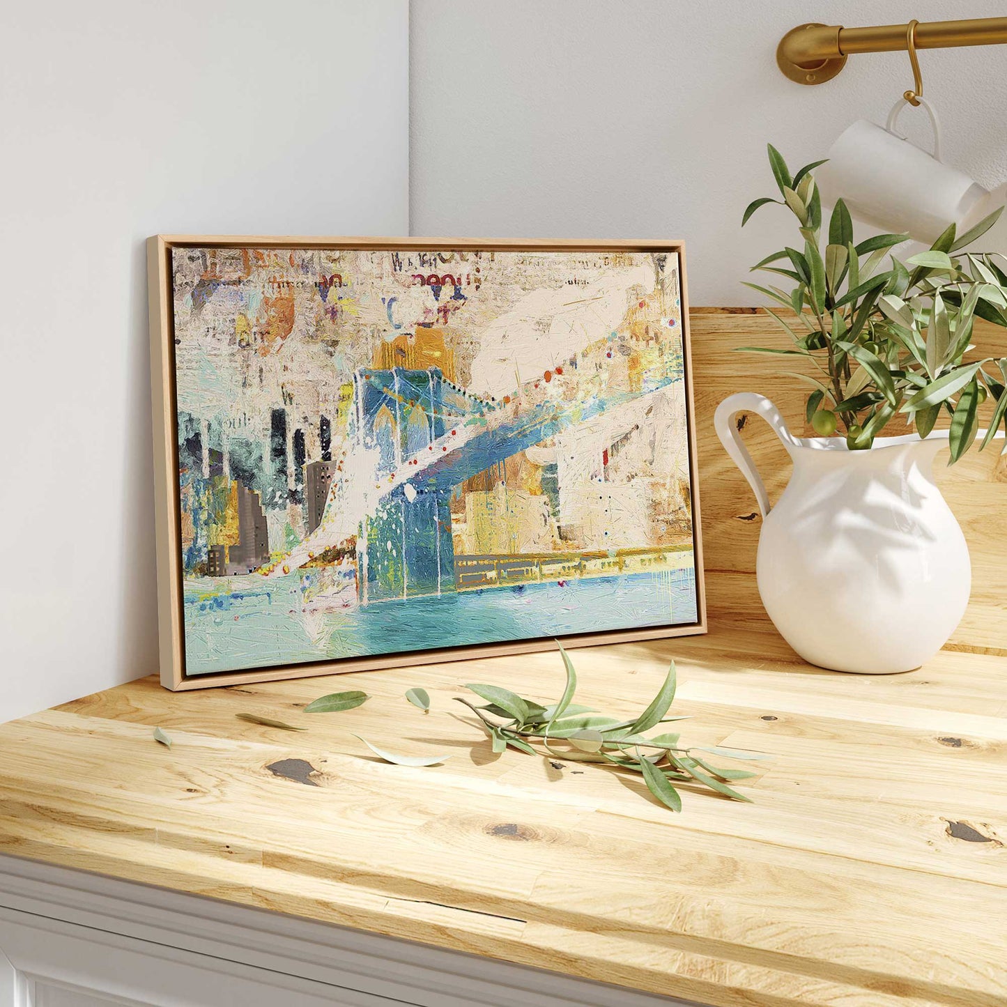 Bridge of Colors Canvas Print