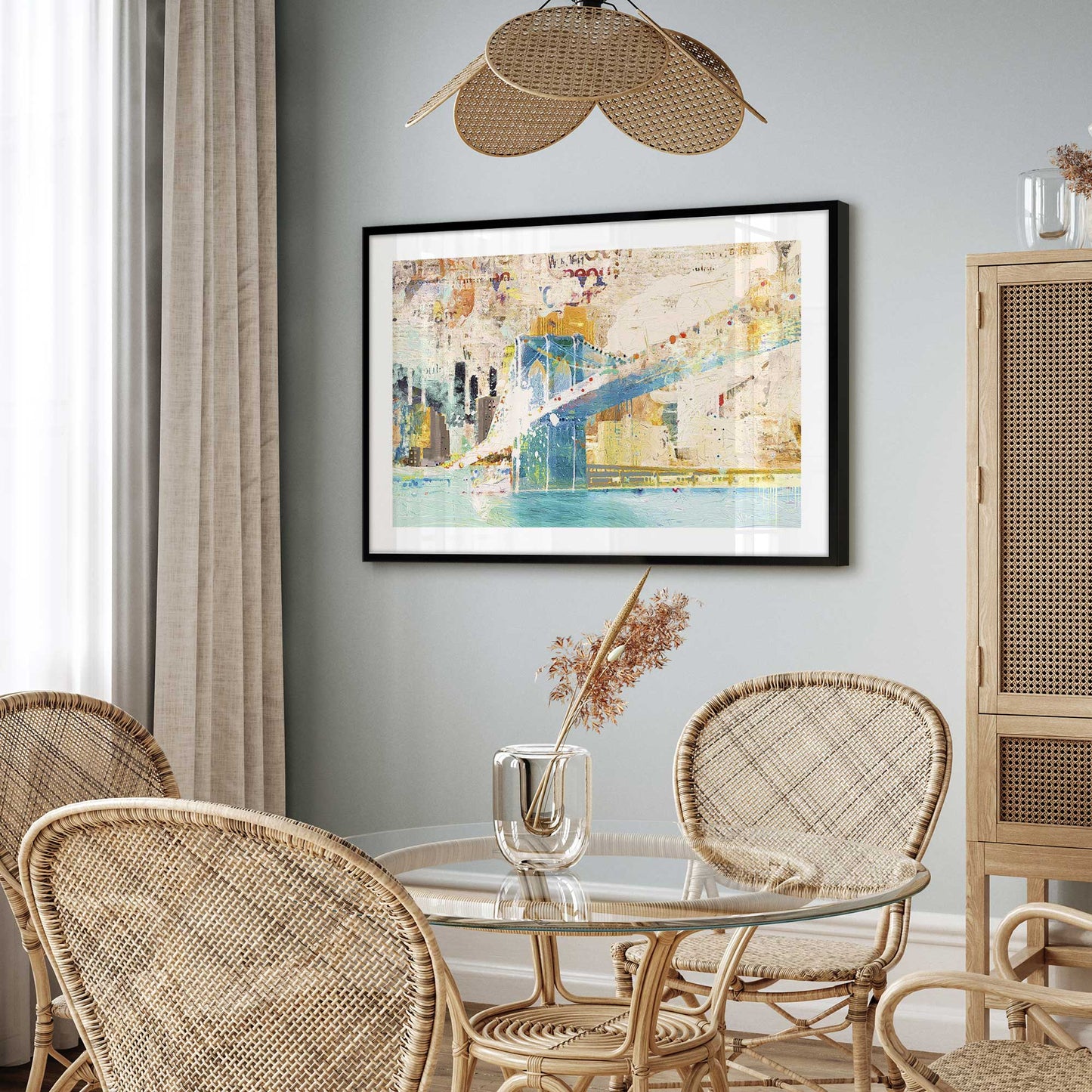 Bridge of Colors Art Print