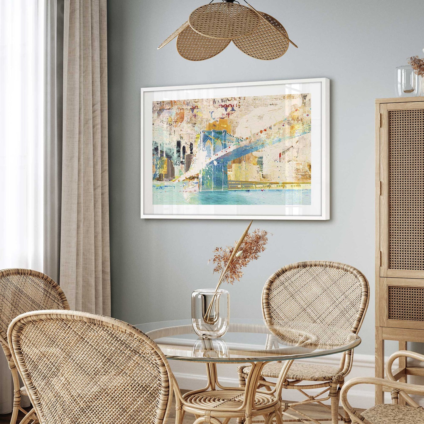 Bridge of Colors Art Print