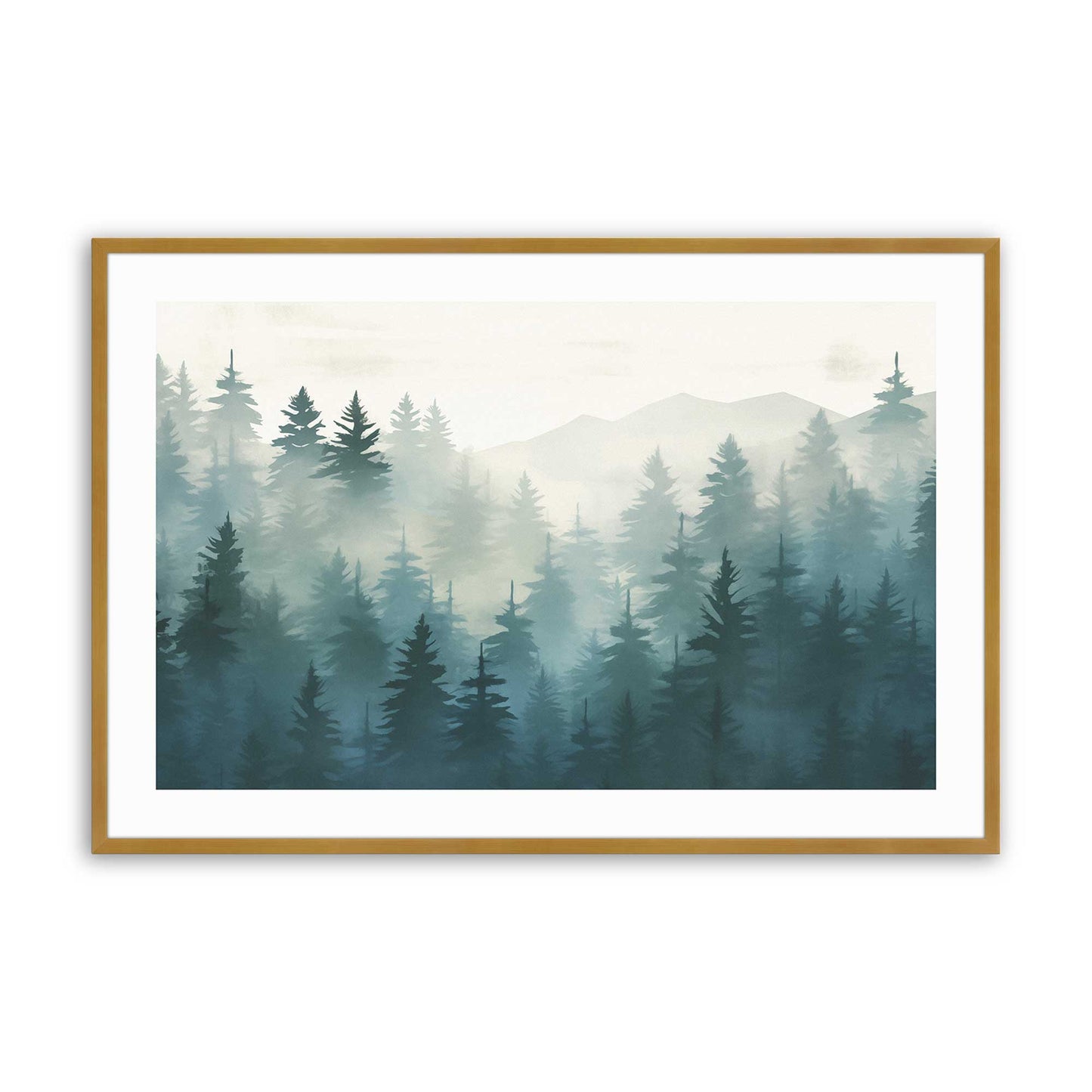 [Color:Polished Gold], Picture of art in a Polished Gold frame