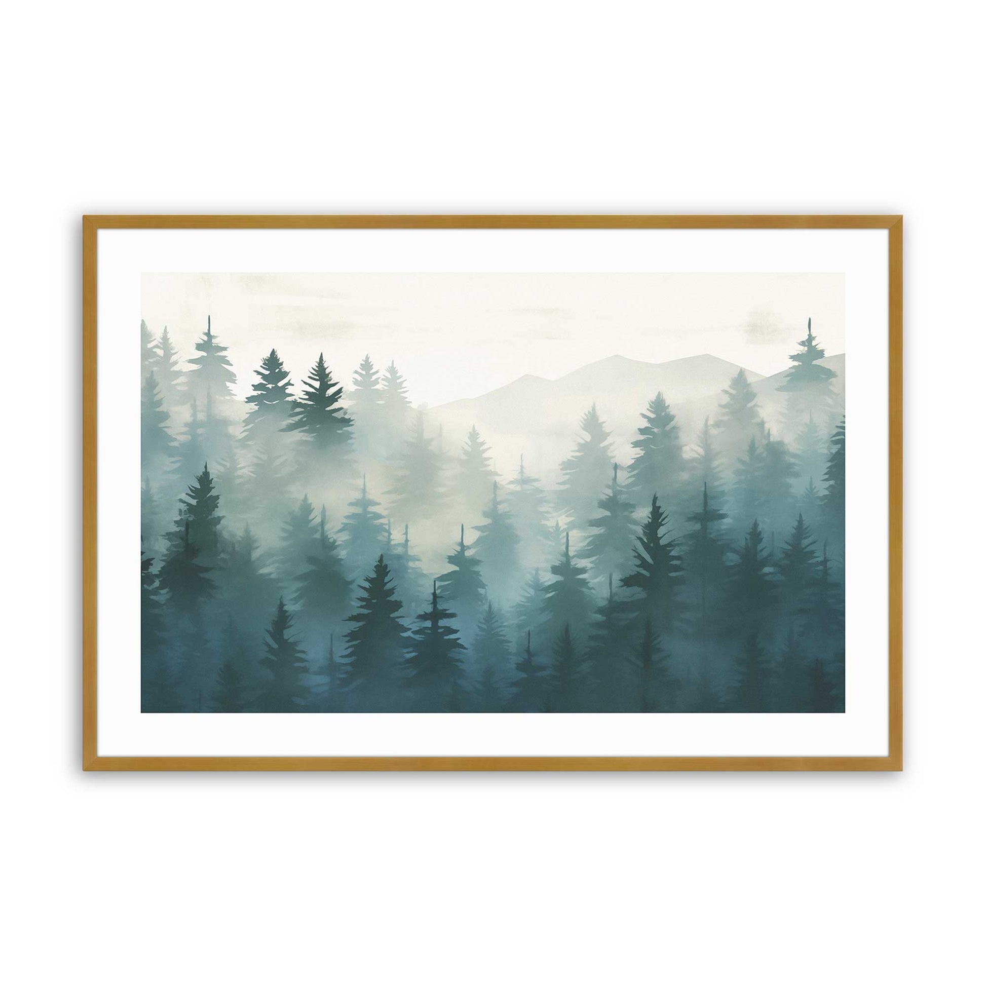 [Color:Polished Gold], Picture of art in a Polished Gold frame