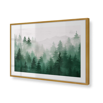 [Color:Polished Gold], Picture of art in a Polished Gold frame of the corner