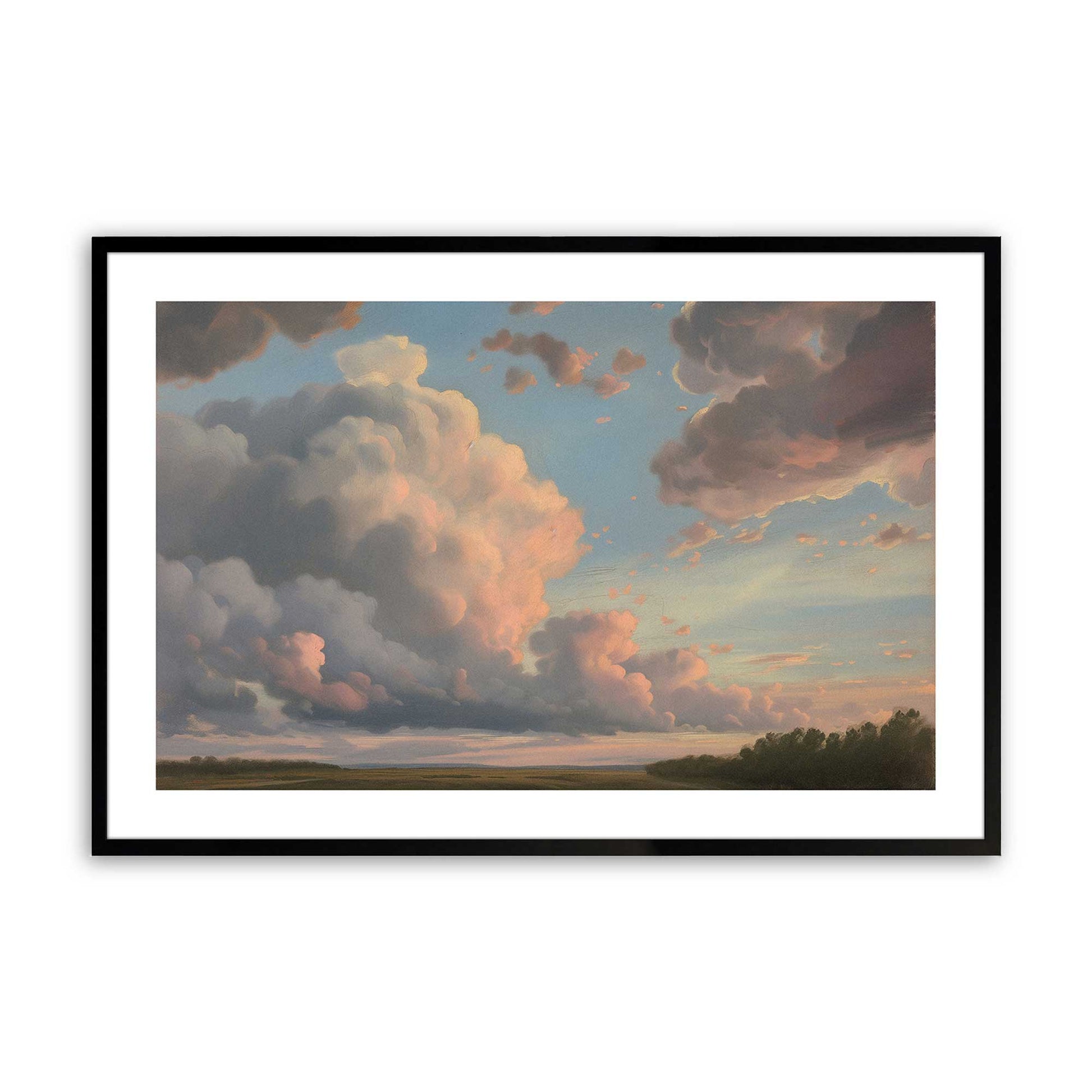 [Color:Satin Black], Picture of art in a Satin Black frame