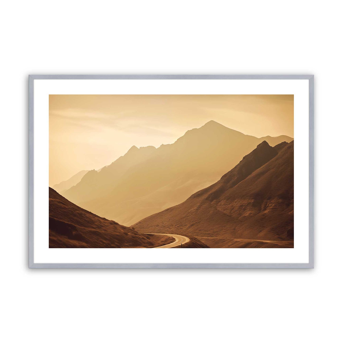 [Color:Polished Chrome], Picture of art in a Polished Chrome frame