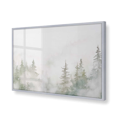 [Color:Polished Chrome], Picture of art in a Polished Chrome frame of the corner