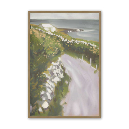 [Color:Brushed Gold], Picture of art in a Brushed Gold frame