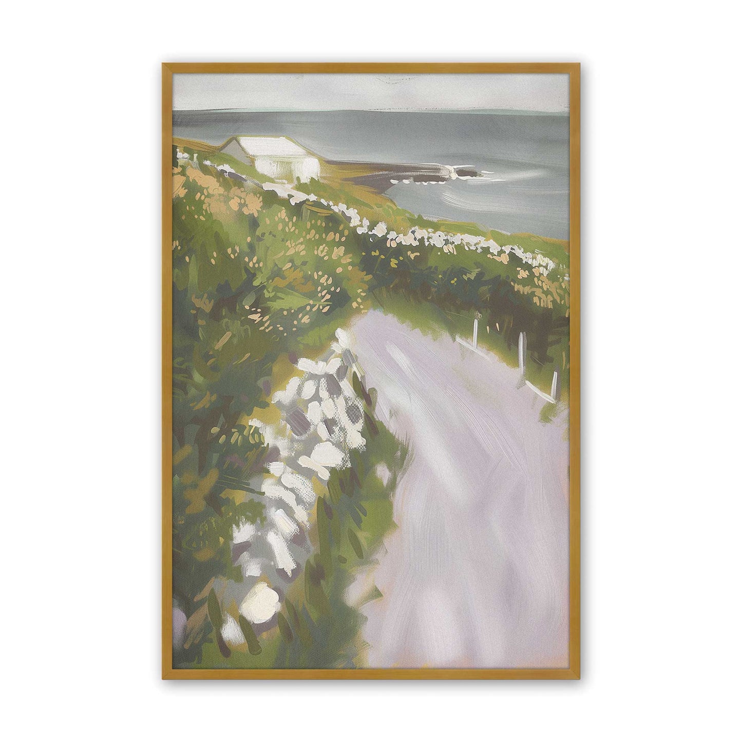 [Color:Polished Gold], Picture of art in a Polished Gold frame