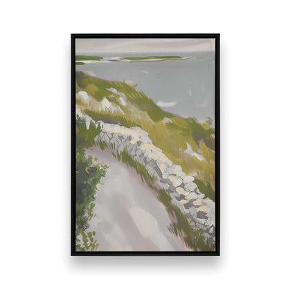 Seaside Road Canvas Print, Set of 2