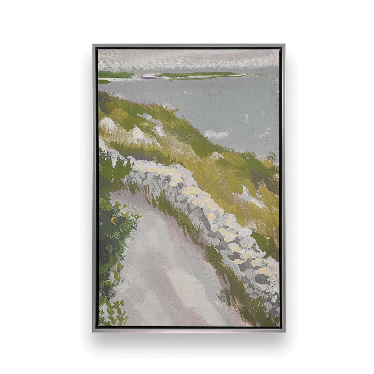 Seaside Road Canvas Print, Set of 2