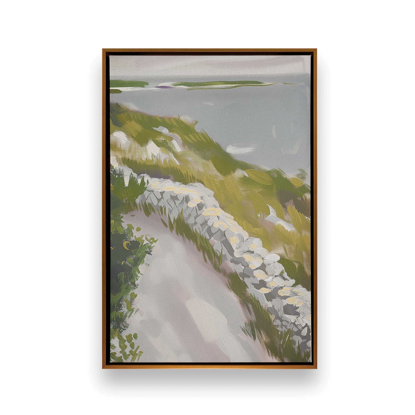 Seaside Road Canvas Print, Set of 2