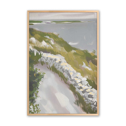 Seaside Road Art Print, Set of 2