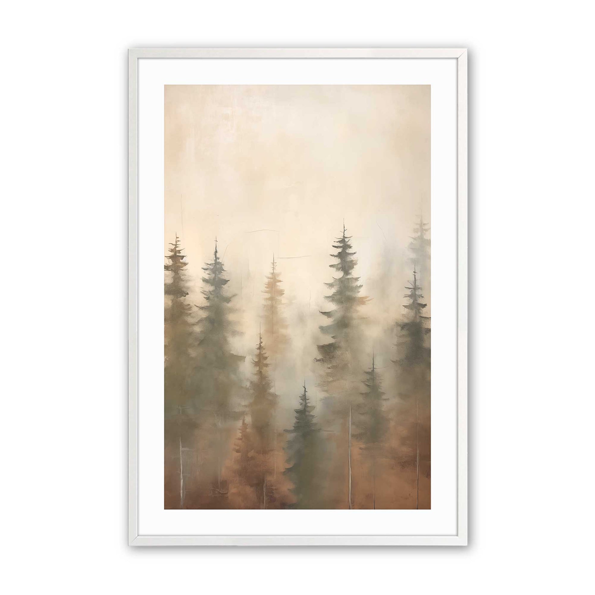 [Color:Opaque White], Picture of art in a Opaque White frame