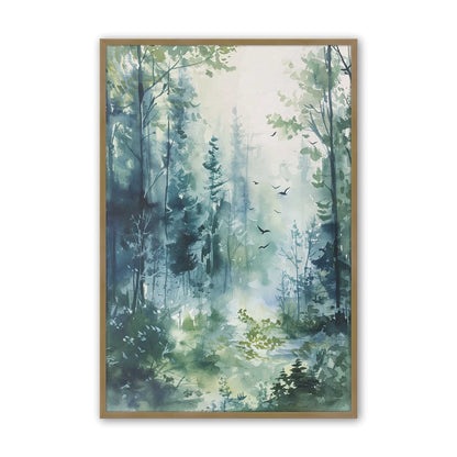 [Color:Brushed Gold], Picture of art in a Brushed Gold frame