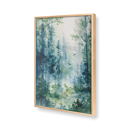 [Color:Raw Maple], Picture of art in a Raw Maple frame of the corner